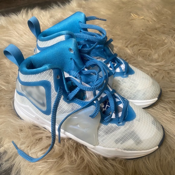 Blue and White Lebrons - Picture 2 of 6